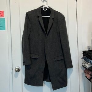ALLSAINTS wool blend coat